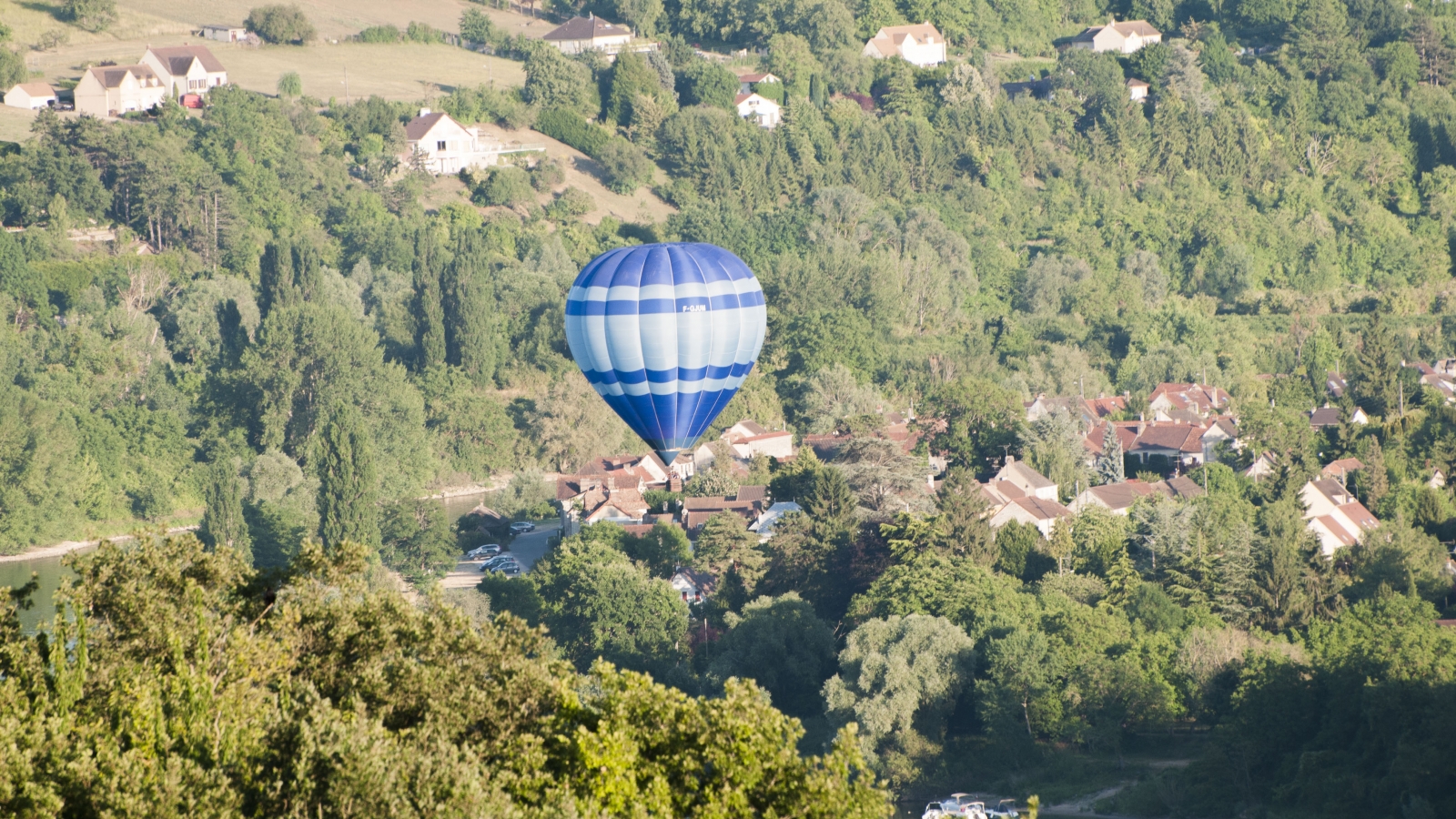 Vol en Montgolfière au dessus du Vexin © Montgolfières du Vexin
