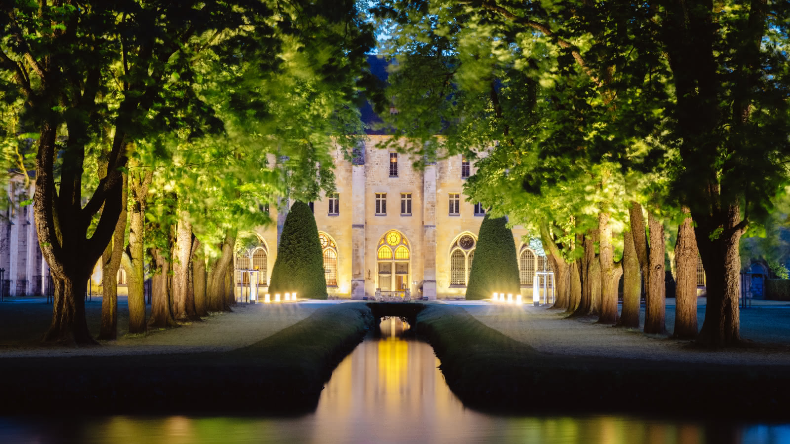 Photo de Royaumont parc réception 2015