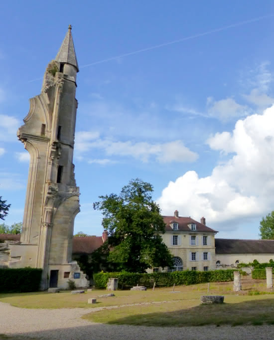 Photo des extérieurs de l'Abbaye de Royaumont à Asnière-sur-Oise