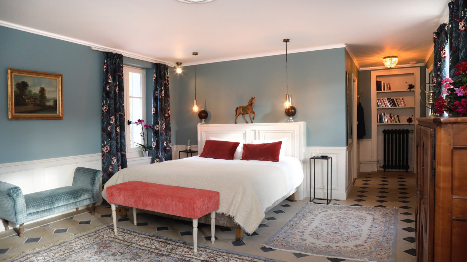 Photo d'une chambre du Domaine du Plessis