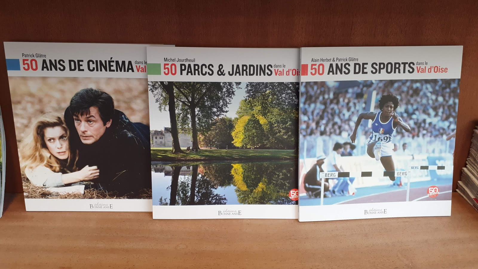 Photo livres 50 ans du Val d'Oise crédits Val d'Oise Tourisme